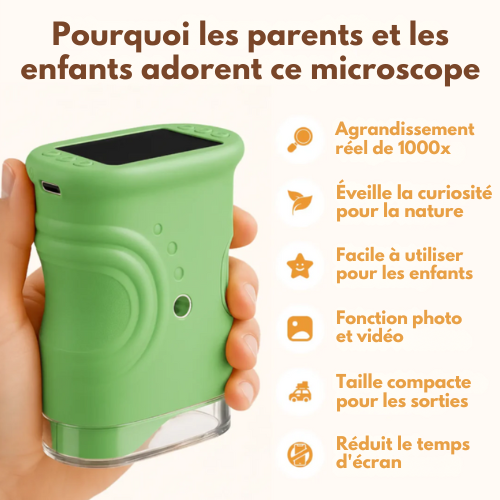 Microscope d'aventure  pour enfants