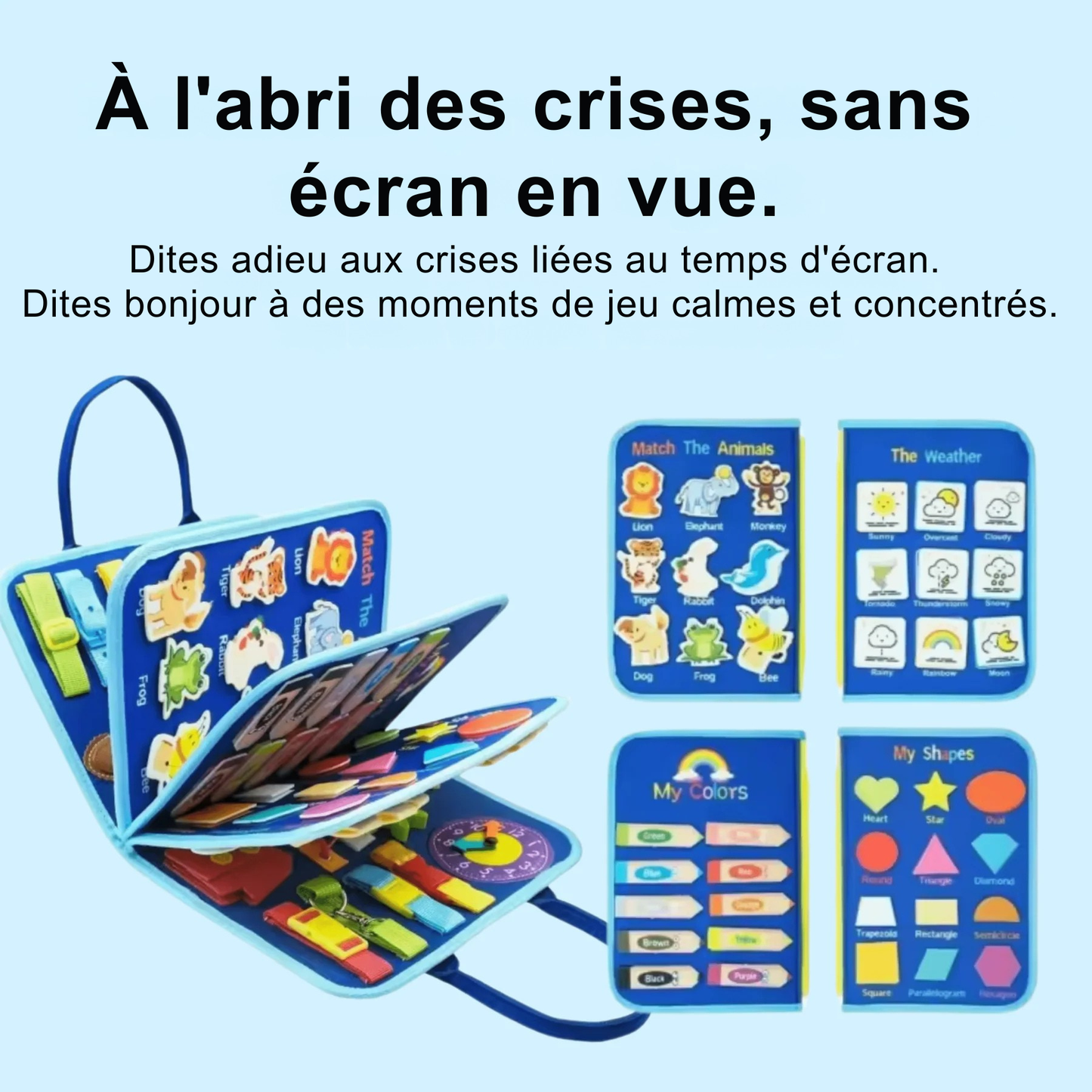 Cortex™ Tableau Montessori pour Tout-petits