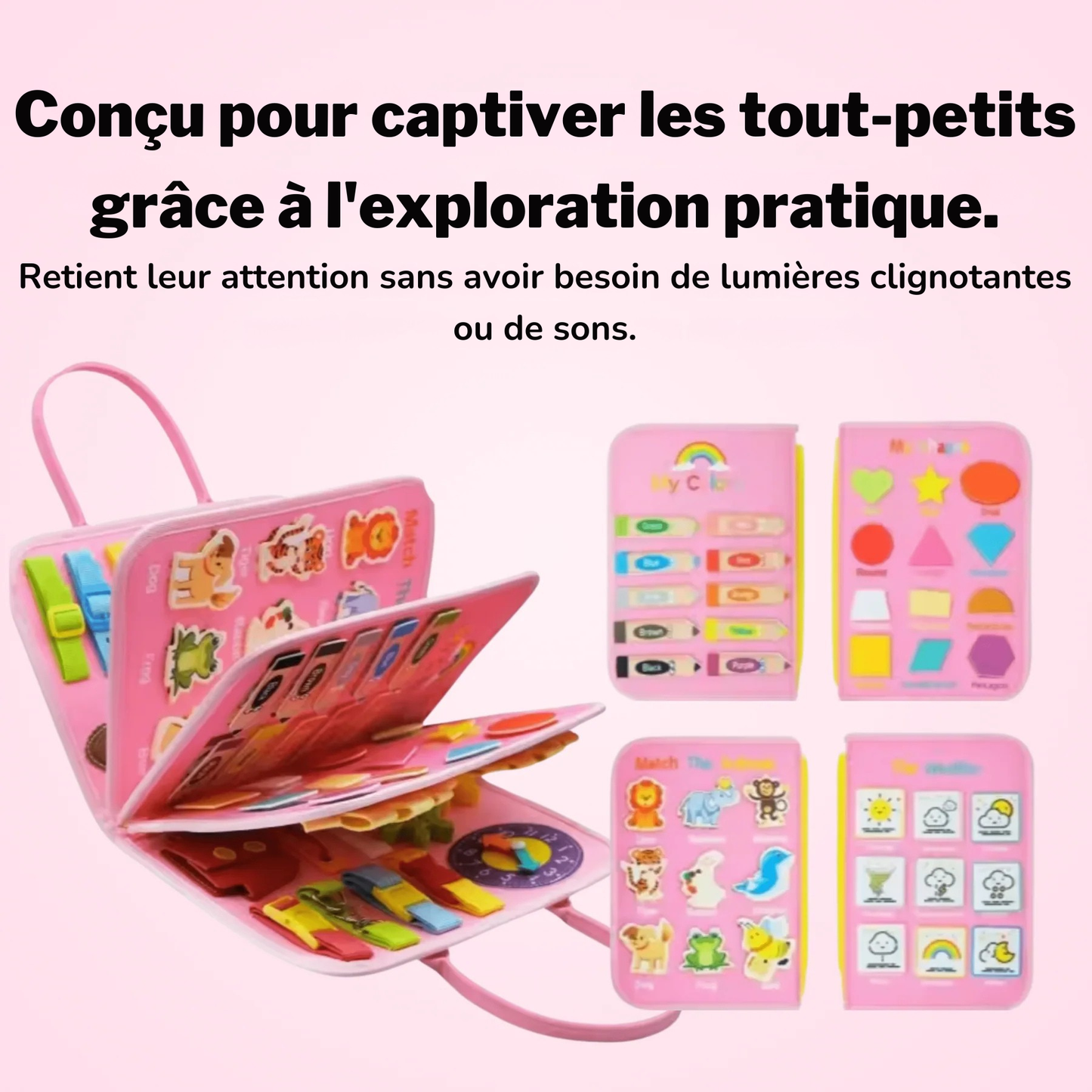 Cortex™ Tableau Montessori pour Tout-petits