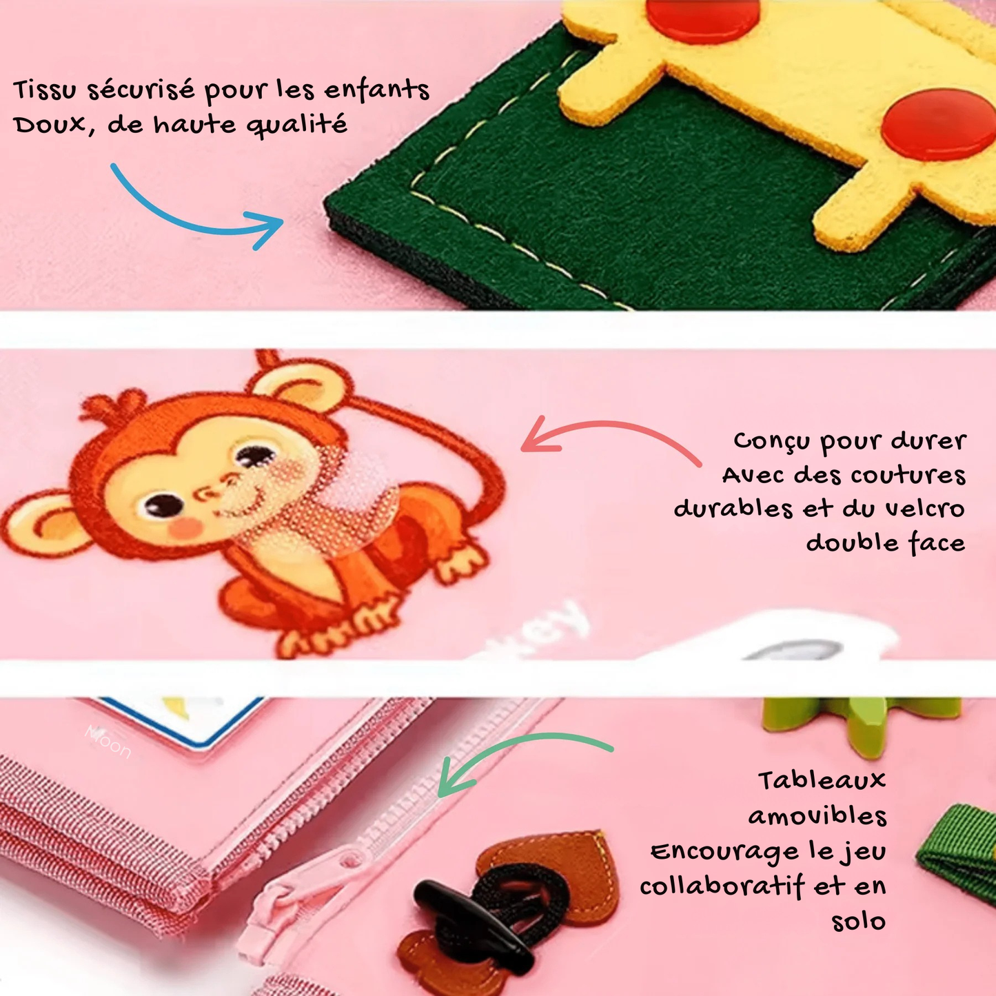 Cortex™ Tableau Montessori pour Tout-petits