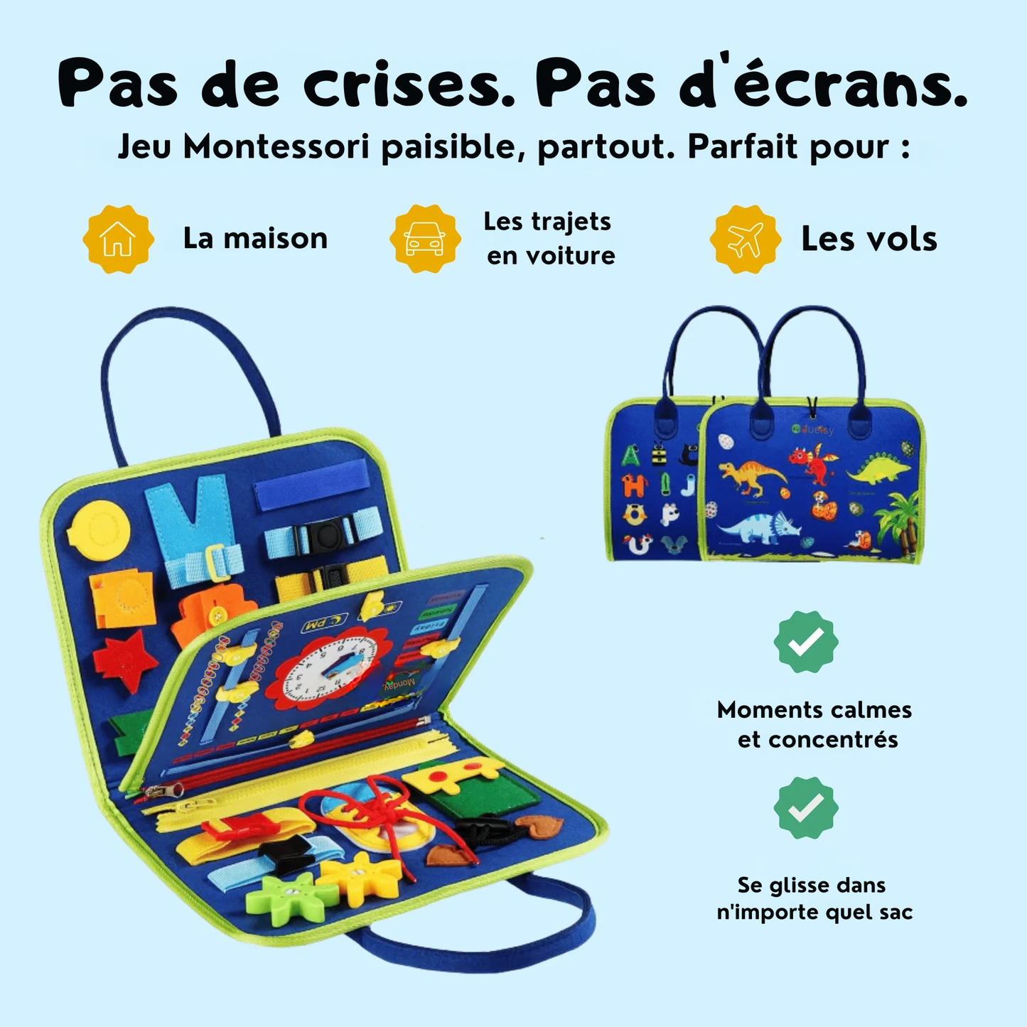Cortex™ Tableau Montessori pour Tout-petits