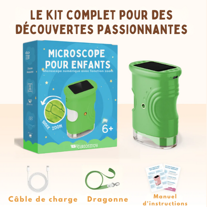 Microscope d'aventure  pour enfants