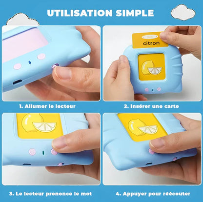 Développez le langage et la concentration de votre enfant dès 1 an — sans écran, sans effort, grâce à un jeu autonome validé Montessori.