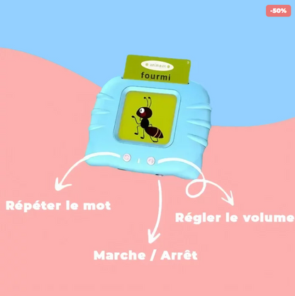 Développez le langage et la concentration de votre enfant dès 1 an — sans écran, sans effort, grâce à un jeu autonome validé Montessori.