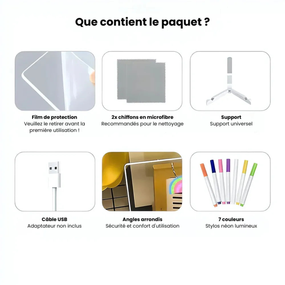 MagicBoard – Tableau Lumineux Créatif